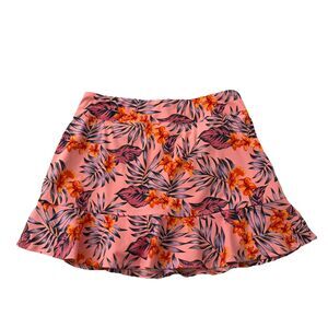 Tommy Bahama Skort Skirt Womens Large Peach Pink Active Golf Upf 50 Beach Tennis